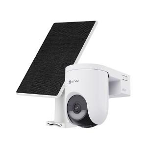 EZVIZ HB8 Lite 4G + Wi‑Fi udendørs IP-kamera, 2K (2560×1440), pan/tilt, sol- og batteridrift