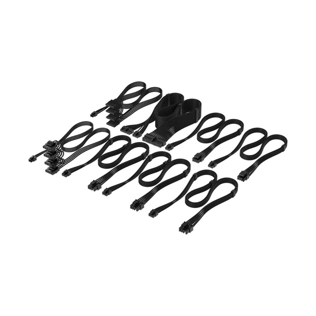 Corsair Premium Sleeved DC Cable Pro Kit til Type-5 PSU - sort billede