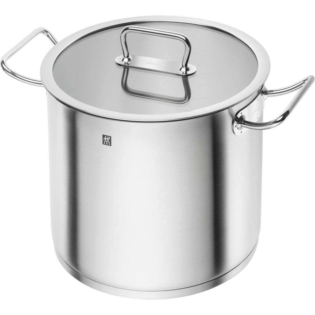 Zwilling Zwilling pro gryde højsidet med glaslåg 13,3 L