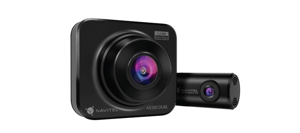 Navitel AR280 DUAL dashcam - Full HD, natvision, sort