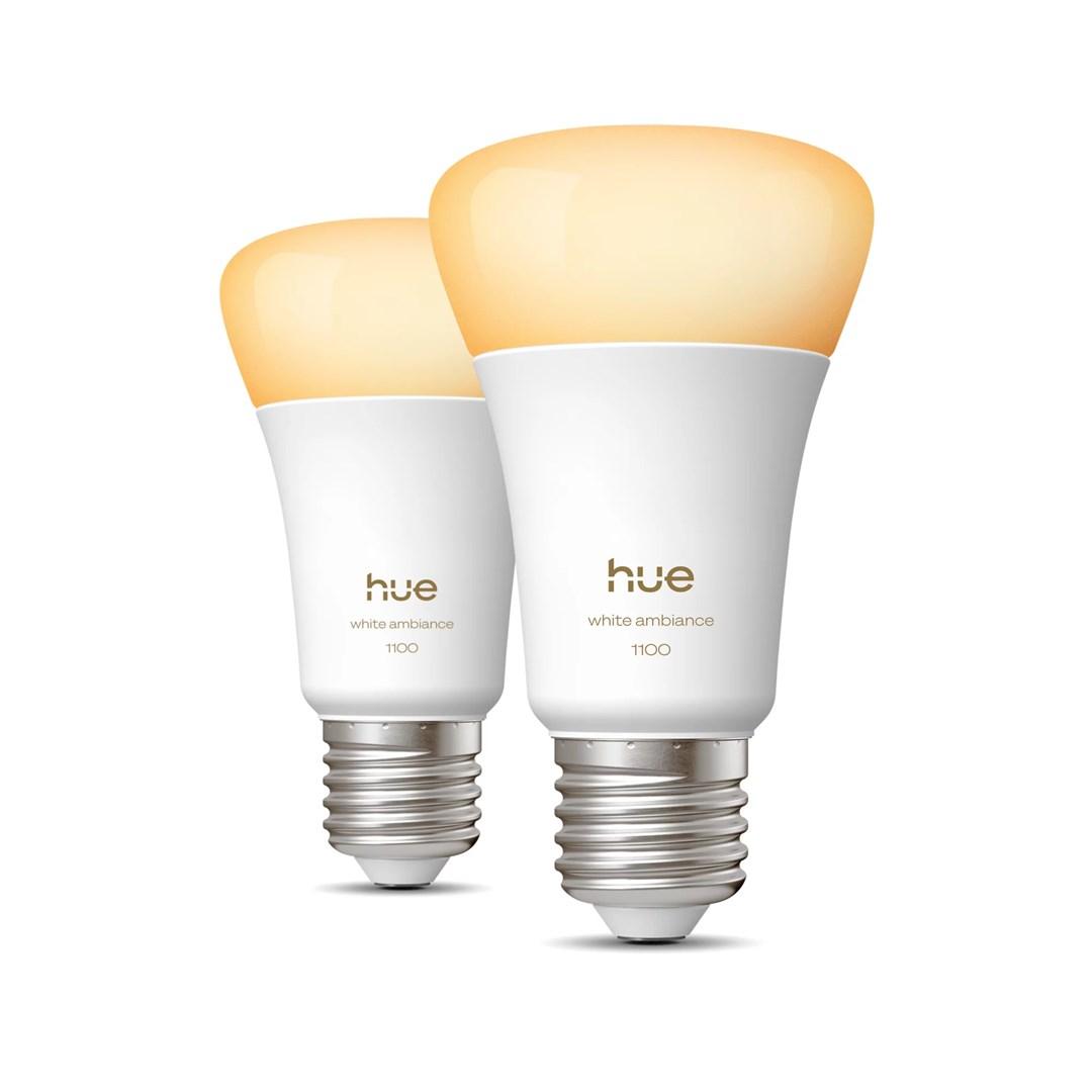 Philips Hue White ambience A60 E27 smartpære – 1100 lm (2-pak)