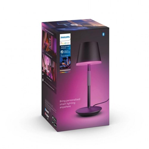 Philips Hue White and color ambience Go – bærbar bordlampe (sort)