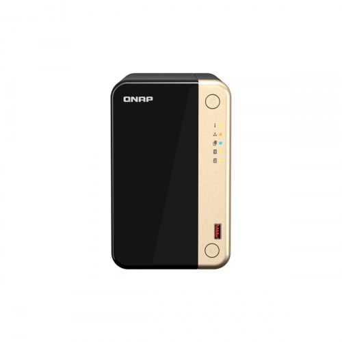 Qnap TS-264 2-bay NAS - sort/guld, 8 GB RAM