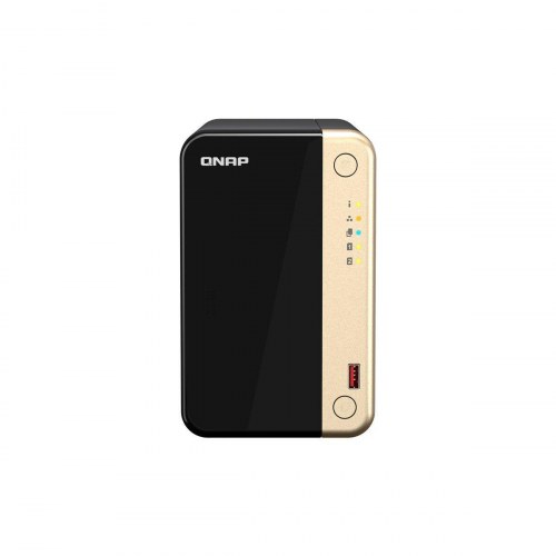 Qnap TS-264 2-bay NAS - sort/guld, 8 GB RAM