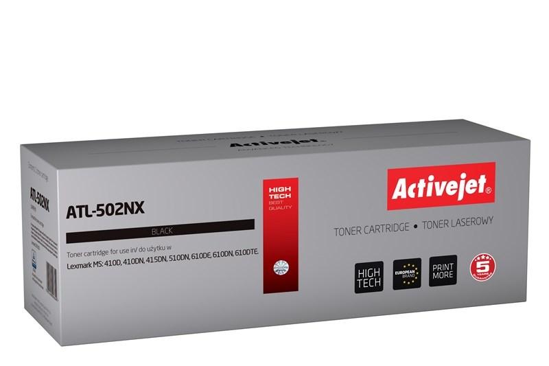 Activejet ATL-502NX toner - sort, kompatibel med Lexmark 50F2X00 (ca. 10.000 sider)
