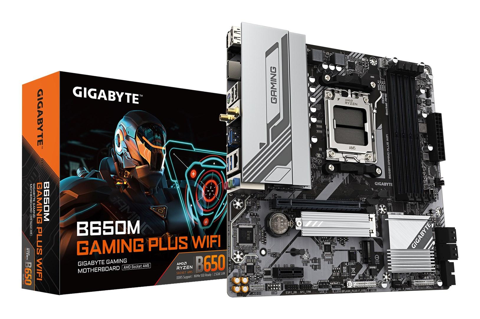 Gigabyte B650M Gaming Plus WiFi bundkort - AM5, DDR5, Wi‑Fi 6E billede