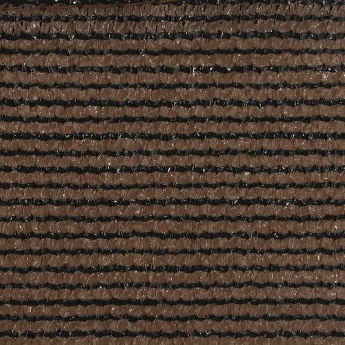 Solsejl trekant 3×3×3 m - HDPE 160 g/m², brun