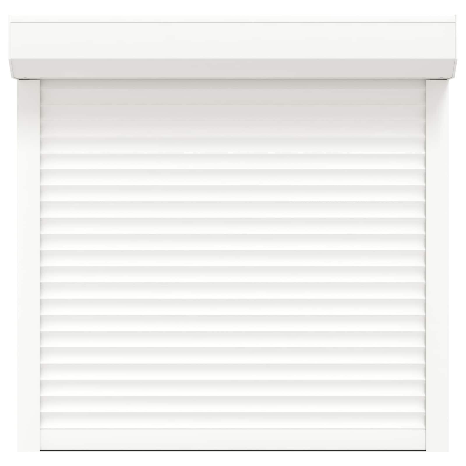 Rullegardin Hvid 100 x 100 cm Aluminium og Polyurethan