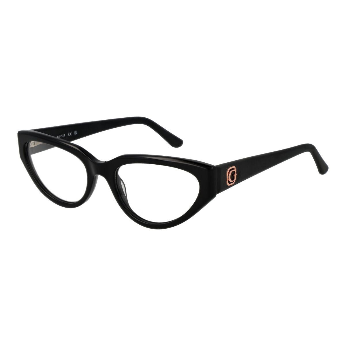 Guess GU50113 53001 brillestel - dame, sort cat-eye