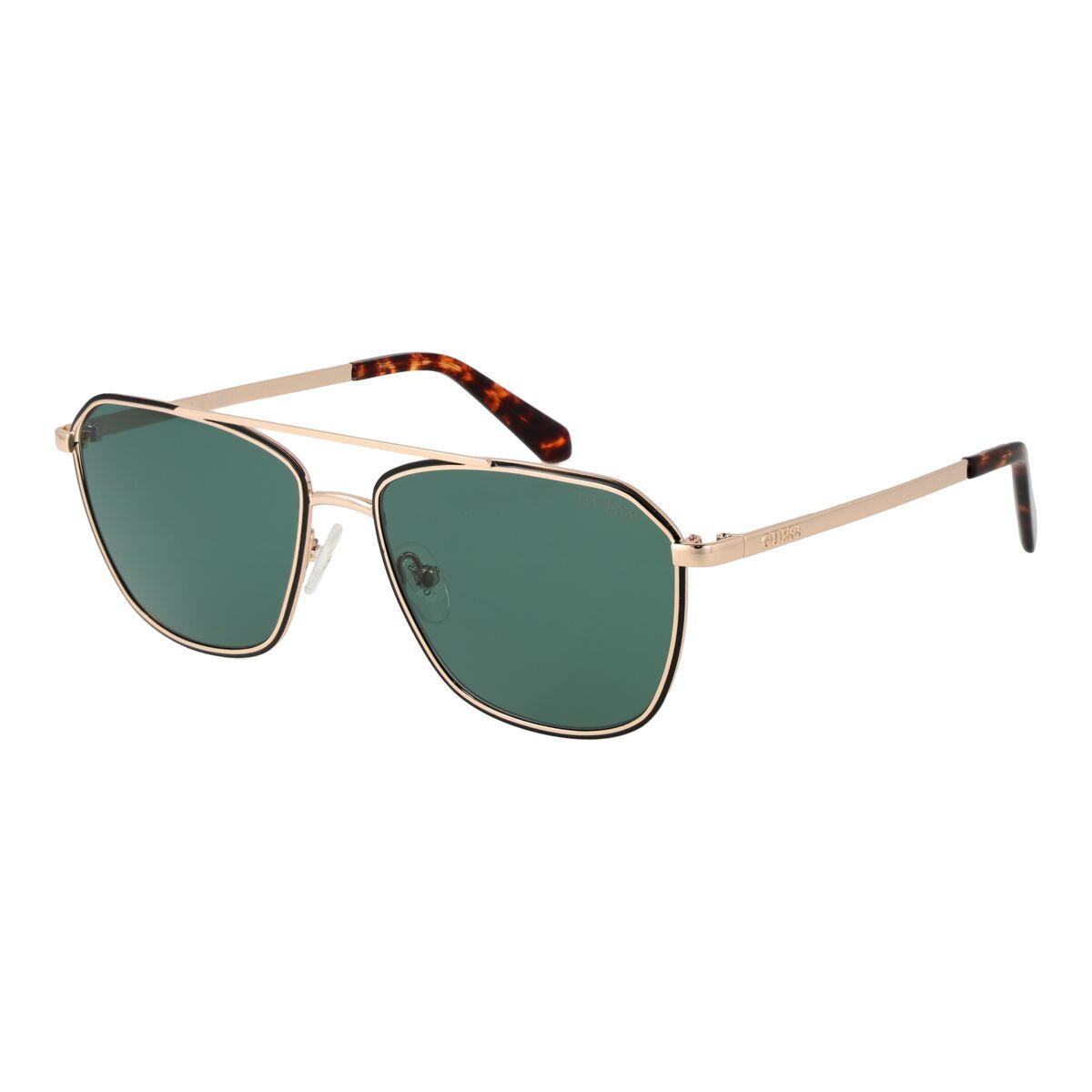 Guess GU00147 5633N - solbriller til mænd, gylden ramme/grey linser