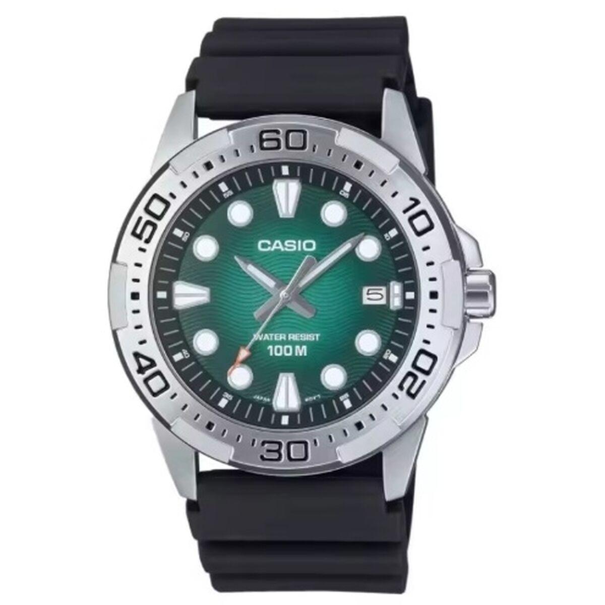 Casio DIVER 100M herreur - grøn skive (Ø 43,5 mm)