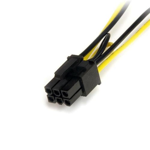 Startech SATPCIEXADAP - SATA til 6‑polet PCIe strømadapter, 15 cm