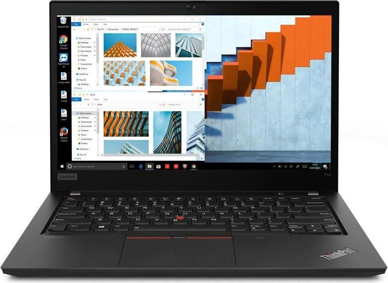 Lenovo ThinkPad T14 G2 14" – i5-1145G7, 16 GB RAM, 256 GB SSD, Windows 11 Pro (RENOVERET) billede