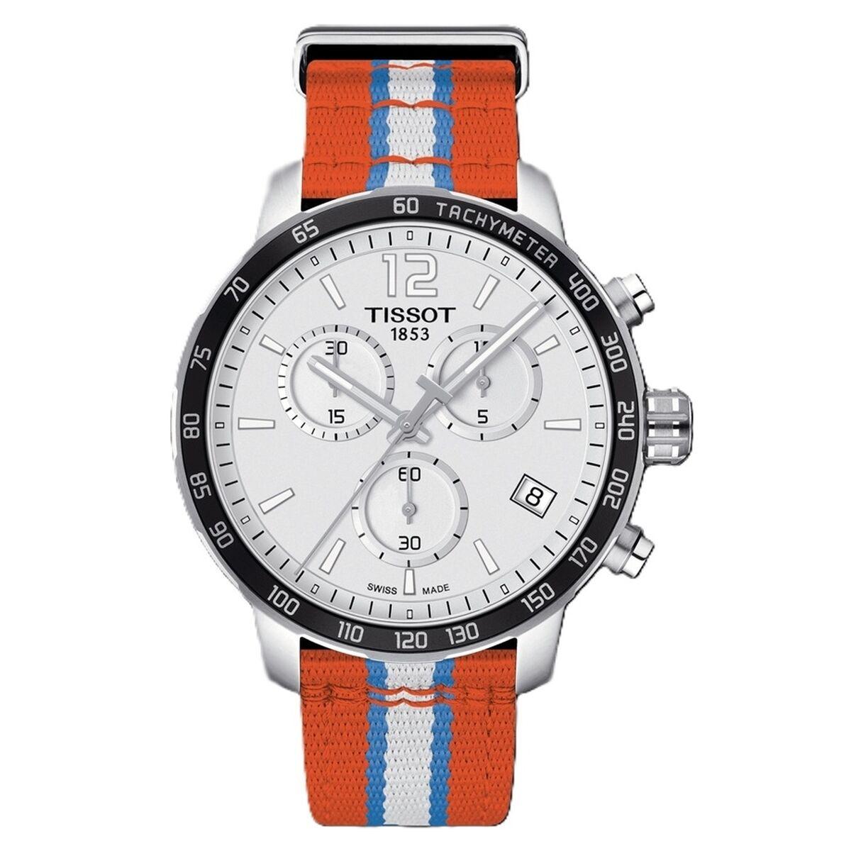 Tissot Quickster NBA Oklahoma City Thunder herreur - sølvfarvet, 42 mm