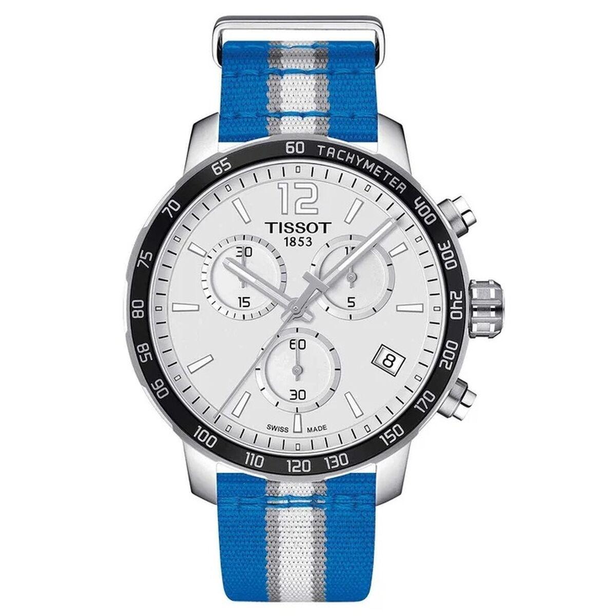Tissot Quickster NBA Dallas Mavericks herreur - 42 mm, blå nylonrem