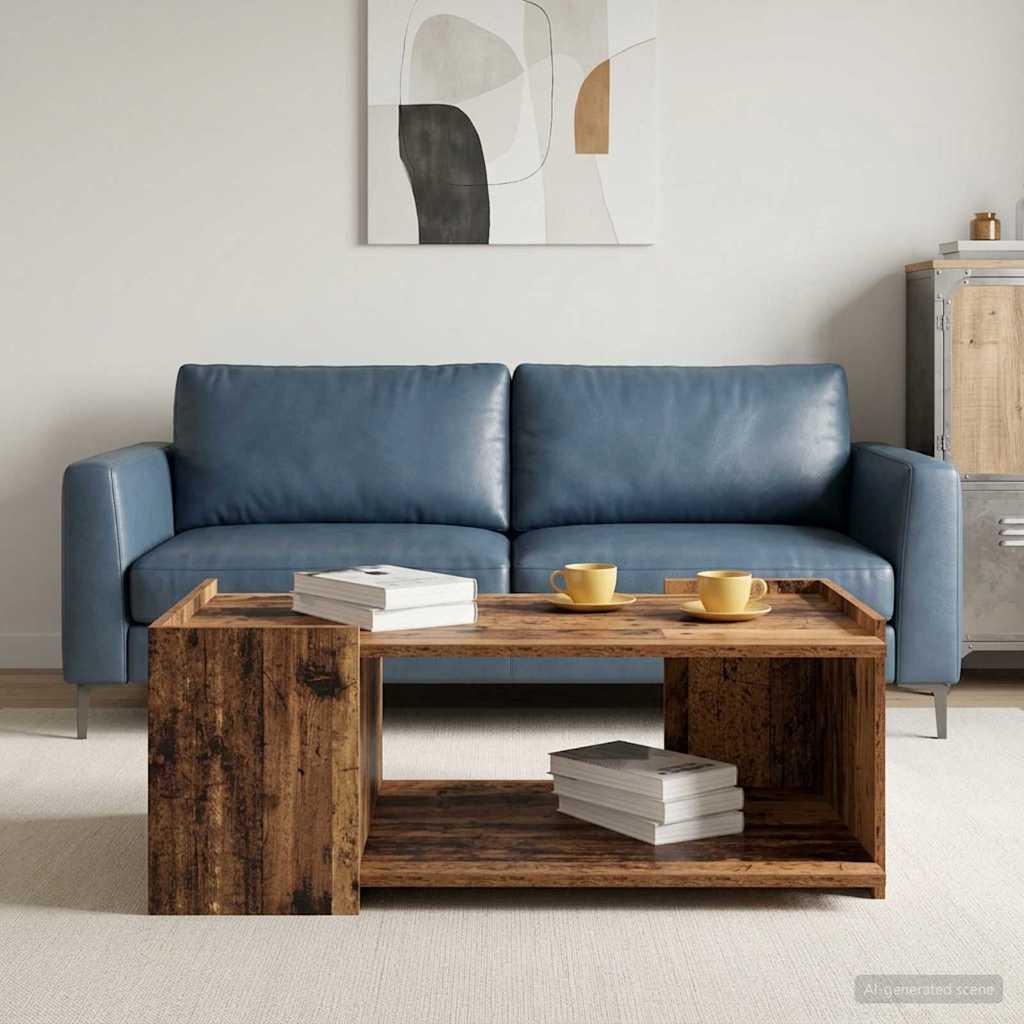 Sofabord Gammelt træ 90 x 50 x 33 cm Konstrueret træ