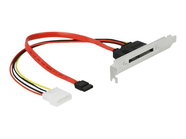 DeLOCK SATA intern til ekstern slot-beslag - 25 cm billede