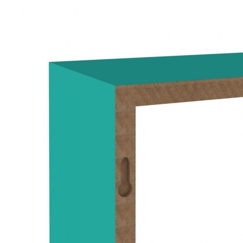 Væghylder 3 stk. kubeformet blå