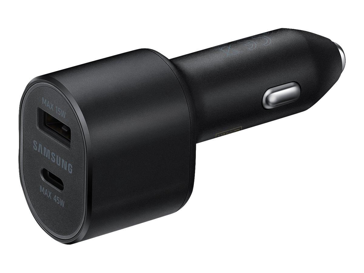 Samsung EP-L5300 Dual biloplader 60 W - USB-A + USB-C - sort billede