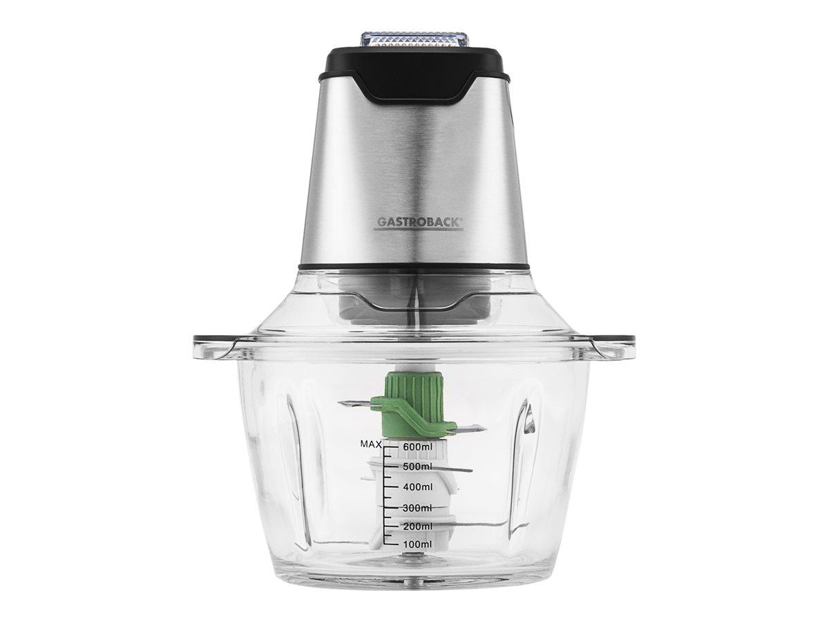 Gastroback Design Mini Plus hakkemaskine 0,6 l - rustfrit stål, 400 W billede