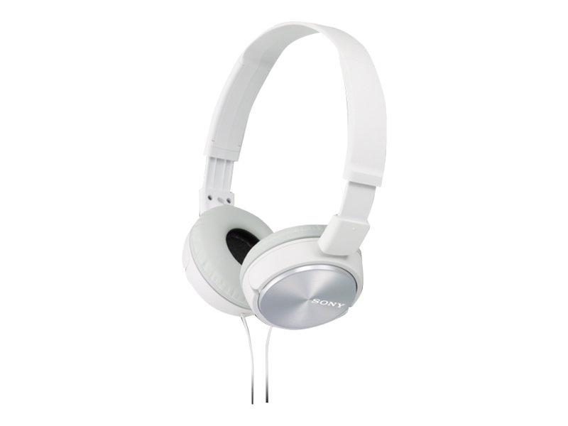 Sony MDR-ZX310AP kablede hovedtelefoner med mikrofon - Hvid billede
