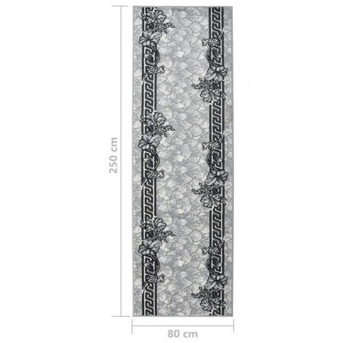 Tæppeløber 80x250 cm BCF grå