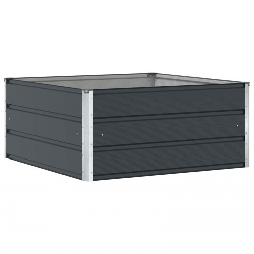 Plantekasse Antracit 100 x 100 x 45 cm Stål