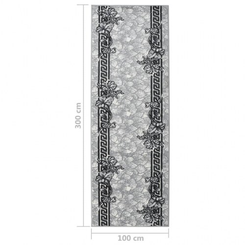 Tæppeløber 100x300 cm BCF grå