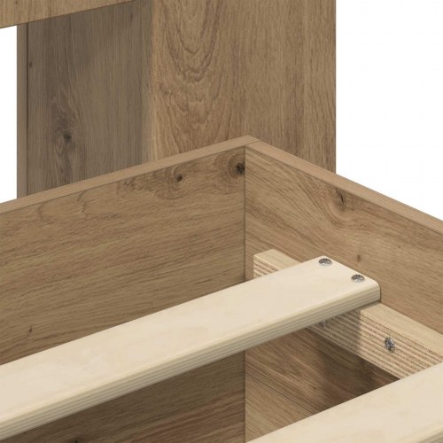 Sengestel med opbevaring Artisan-eg 90 x 190 cm Konstrueret træ