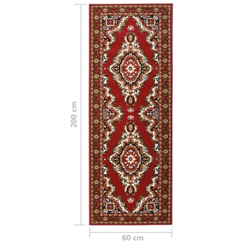 Tæppeløber 60x200 cm BCF orientalsk rød