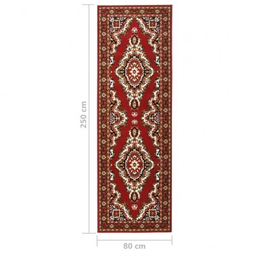 Tæppeløber 80x250 cm BCF orientalsk rød