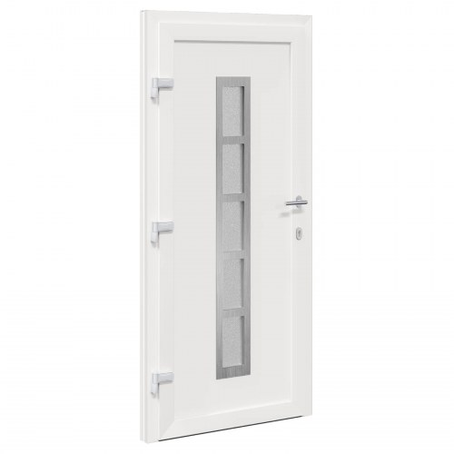 Hoveddør Antracit 98 x 208 cm PVC