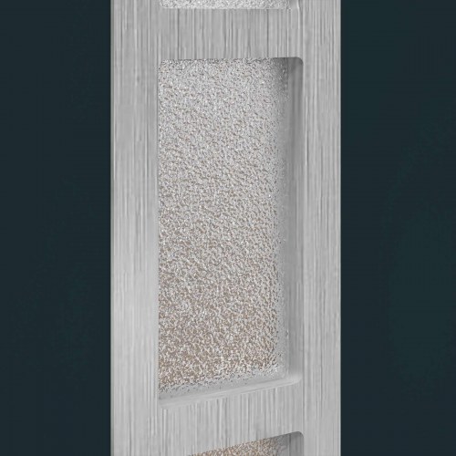 Hoveddør Antracit 98 x 200 cm PVC