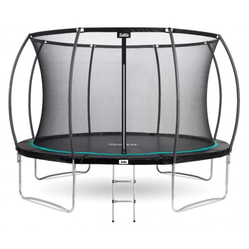 Salta Cosmos rund trampolin 427 cm - sort med sikkerhedsnet