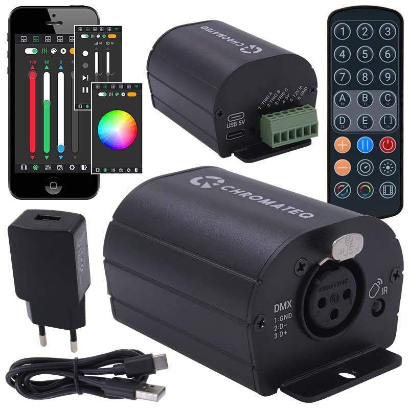 Chromateq CLUB 512 - DMX controller interface med fjernbetjening
