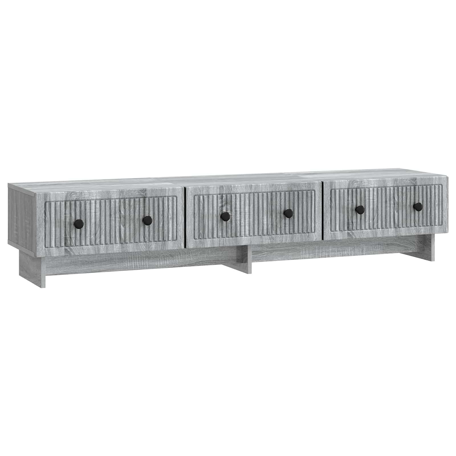 TV-skab Grå sonoma-eg 147 x 34,5 x 30 cm Konstrueret træ