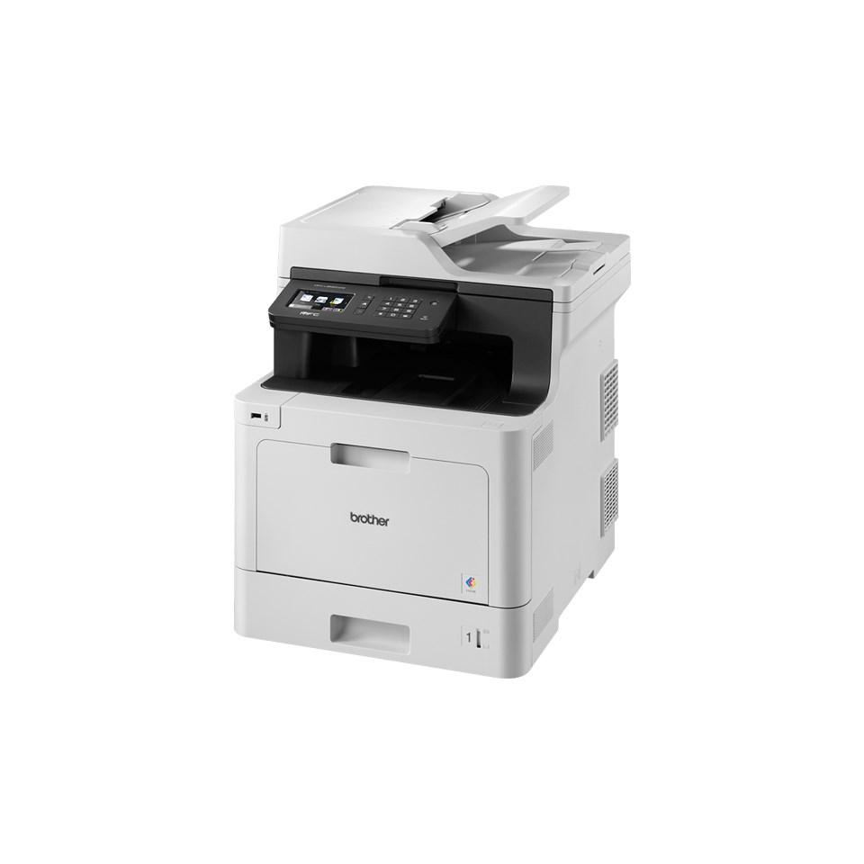 Brother MFC-L8690CDW - Multifunktionsprinter - farve - laser - A4/Legal (medie) - op til 31 spm (udskriver) - 300 ark - 33.6 Kbps - USB 2.0, Gigabit LAN, Wi-Fi(n), USB vært - med Brother PRINT AirBag for 200000 pages