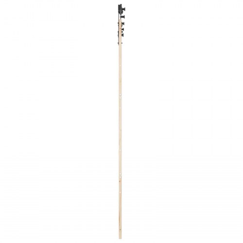 Skydedør Naturfarvet 100 x 208 cm Massivt fyrretræ