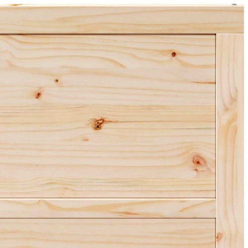 Skydedør Naturfarvet 100 x 208 cm Massivt fyrretræ