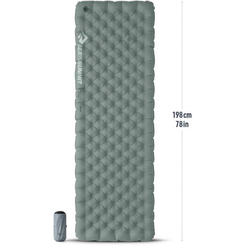 SEA TO SUMMIT Ether Light XR Insulated – oppustelig madras 1-person, grå