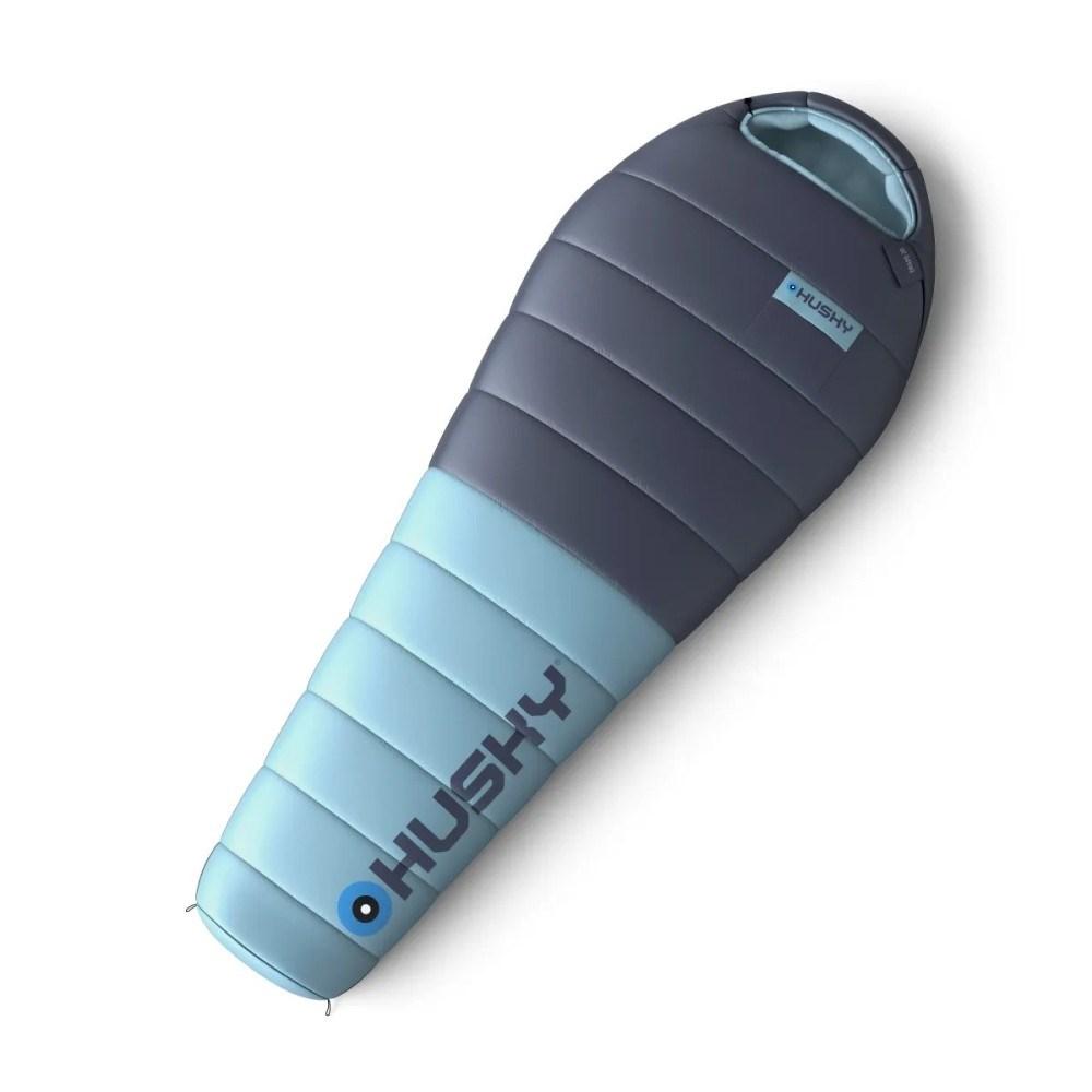 HUSKY DRAPE dunsovepose - mumie, -20 °C, 85 × 220 cm, 1,25 kg - blå