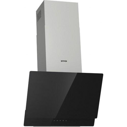Gorenje WHI649EXBG væghængt emhætte - sølv/glas, 60 cm, 608 m³/t, energiklasse B