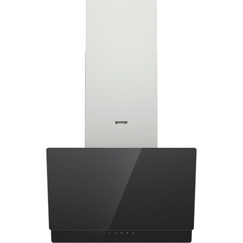 Gorenje WHI649EXBG væghængt emhætte - sølv/glas, 60 cm, 608 m³/t, energiklasse B