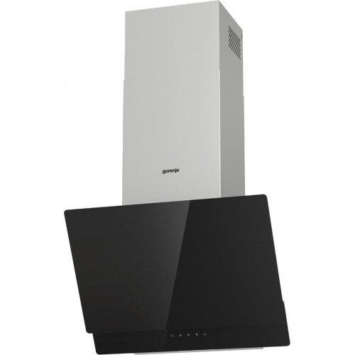 Gorenje WHI649EXBG væghængt emhætte - sølv/glas, 60 cm, 608 m³/t, energiklasse B