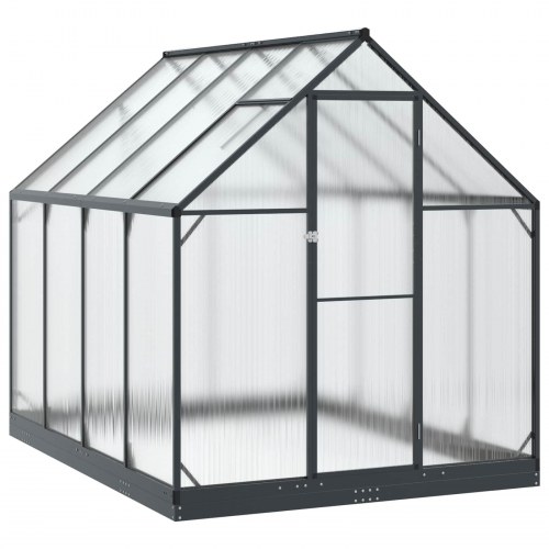 Have Drivhus med dør med lås Antracit 183,5 x 243,5 x 207 cm