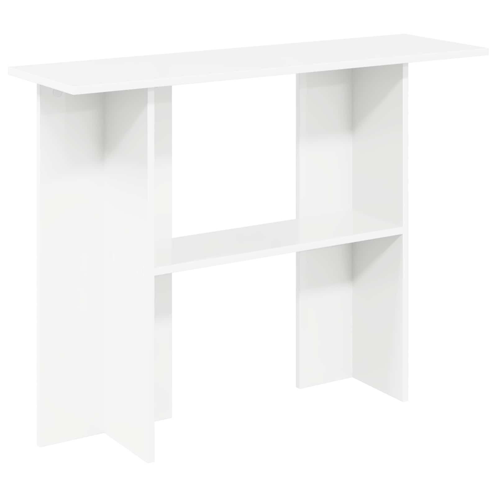 Konsolbord Hvid 100 x 30 x 75 cm Konstrueret træ