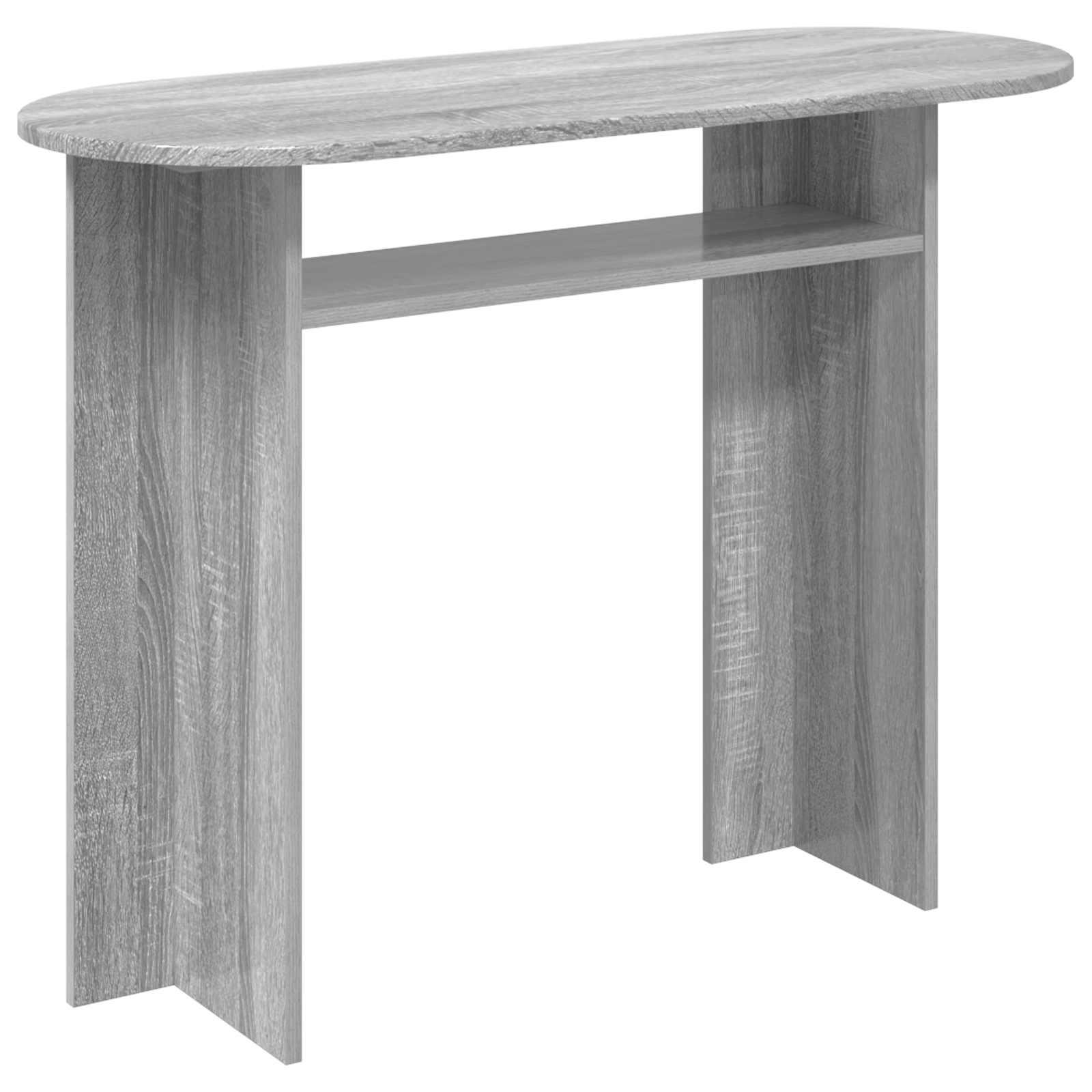 Konsolbord 100 X 39,5 X 75 Cm Konstrueret Træ - Grå sonoma-eg