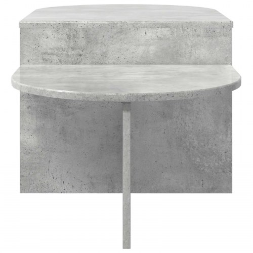 Sofabord Betongrå 100 x 50 x 40 cm Konstrueret træ