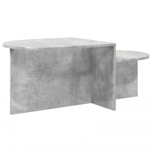Sofabord Betongrå 100 x 50 x 40 cm Konstrueret træ