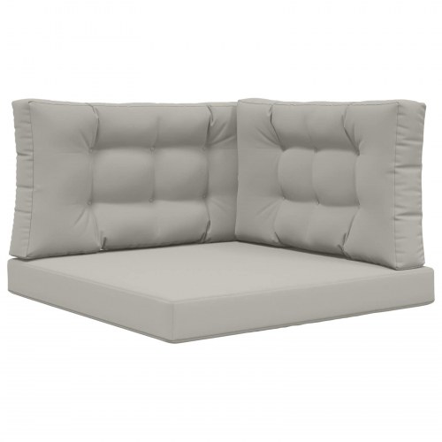 Udendørs Sofa Pude 3 stk Grå Polyester
